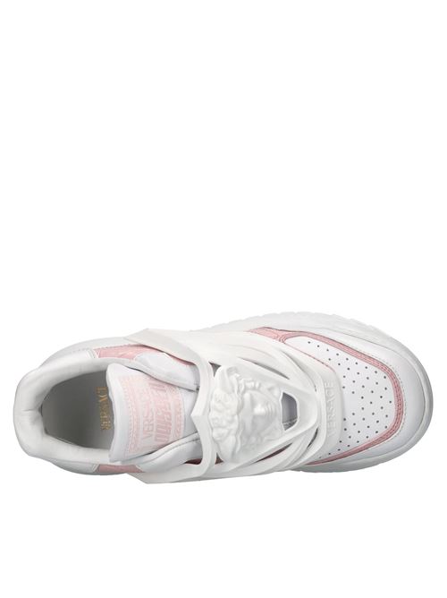 Sneakers in pelle e gomma VERSACE | 1005215 1A09419BIANCO-ROSA